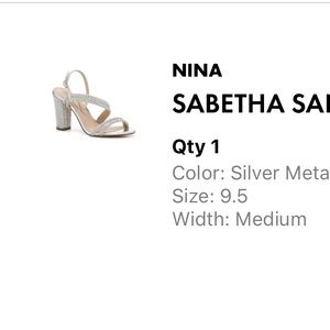 Dressy heels size 9.5.